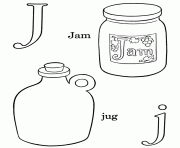 Printable j alphabet 45b6 coloring pages