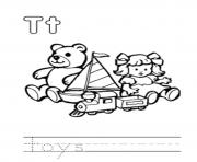 Printable toys alphabet db76 coloring pages