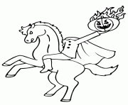 Printable halloween s headless horsemana58b coloring pages