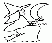 Printable witch halloween preschool s printable freeabac coloring pages