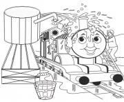 washing thomas train colouring pages to print9634
