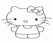 Printable hello kitty for girls coloring pages