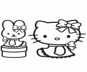 pretty hello kitty sitting