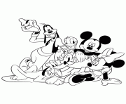 mickey minnie donald pluto goofy friends disney