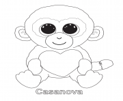 Printable casanova beanie boo coloring pages