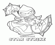 Printable skylanders swap force magic lightcore star strike coloring pages