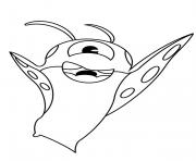 Printable slugterra hoverbug bugsy coloring pages