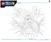 Printable Lego Nexo Knights Ultimate Knights 4 coloring pages
