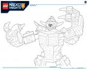 Printable Lego Nexo Knights LE REPAIRE VOLCANIQUE DE JESTRO 6 coloring pages