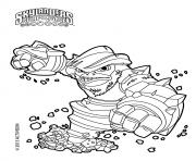 Printable skylanders Swap Force Grilla Drilla coloring pages