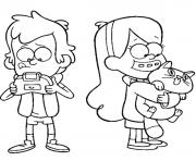 Printable disney gravity falls mabel coloring pages