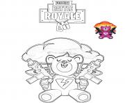 Printable Brite Bomber Fortnite Battle Royale coloring pages