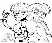 ladybug and marinette from miraculous ladybug