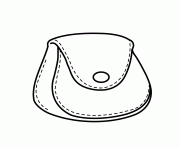 Printable fashion bag coloring pages