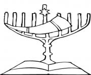 Printable Free Hanukkahs coloring pages