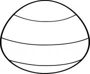 Printable Easy Easter Egg coloring pages