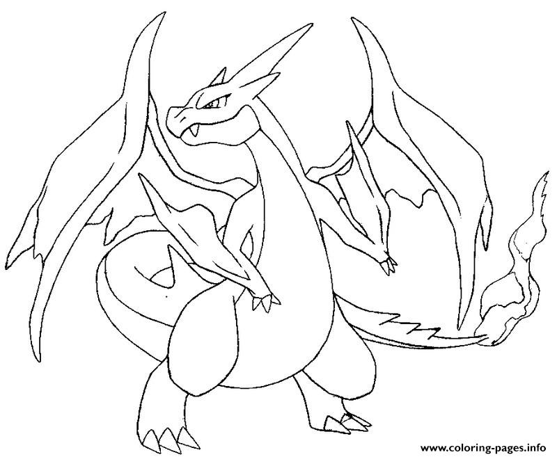 Pokemon X Ex 3 Coloring Pages Printable