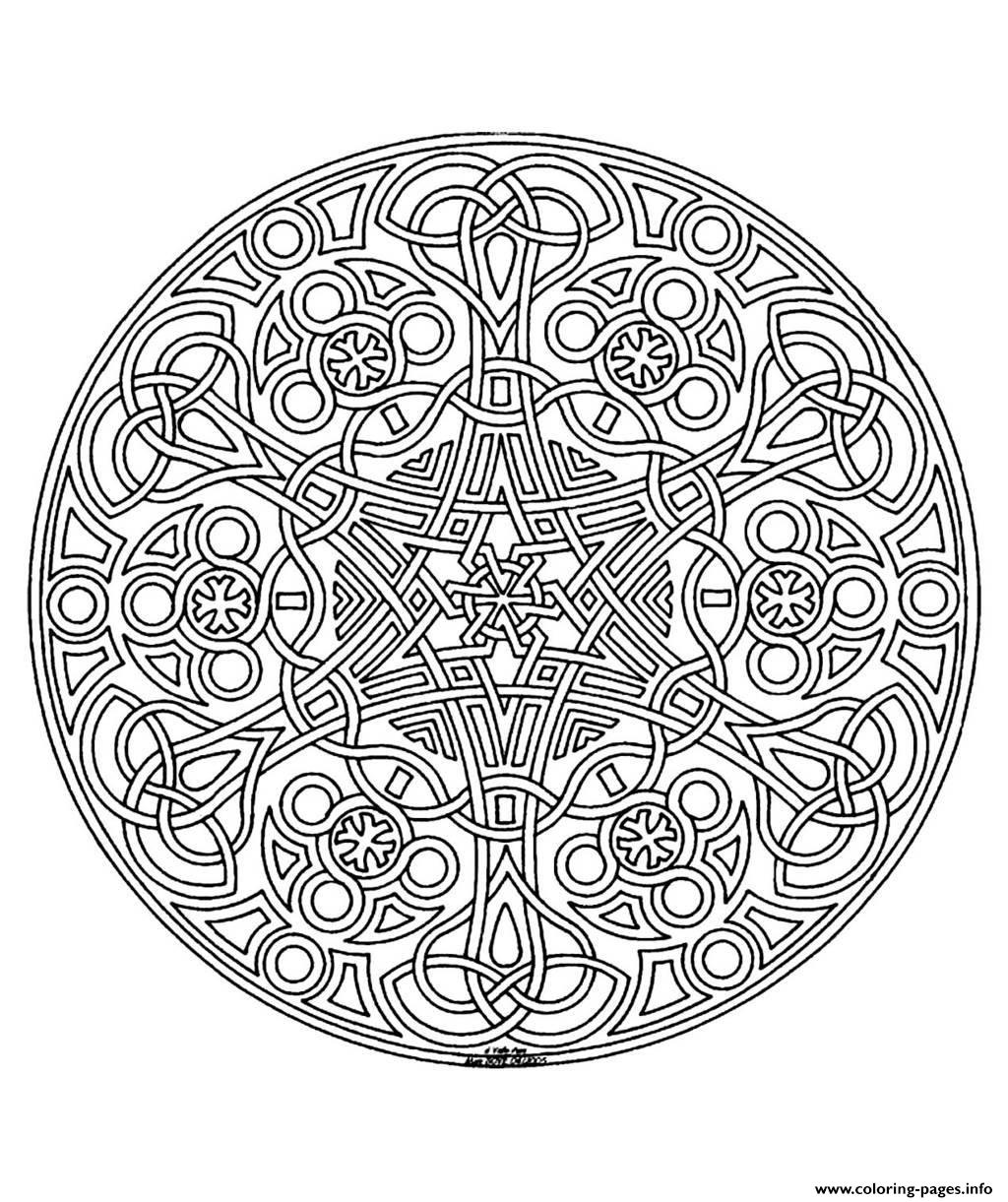 Free Mandala Difficult Adult To Print 14 Coloring Pages ...