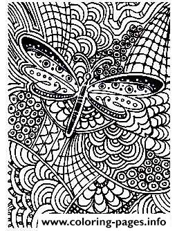 Adult Difficult Butterfly 15 Coloring Pages Printable