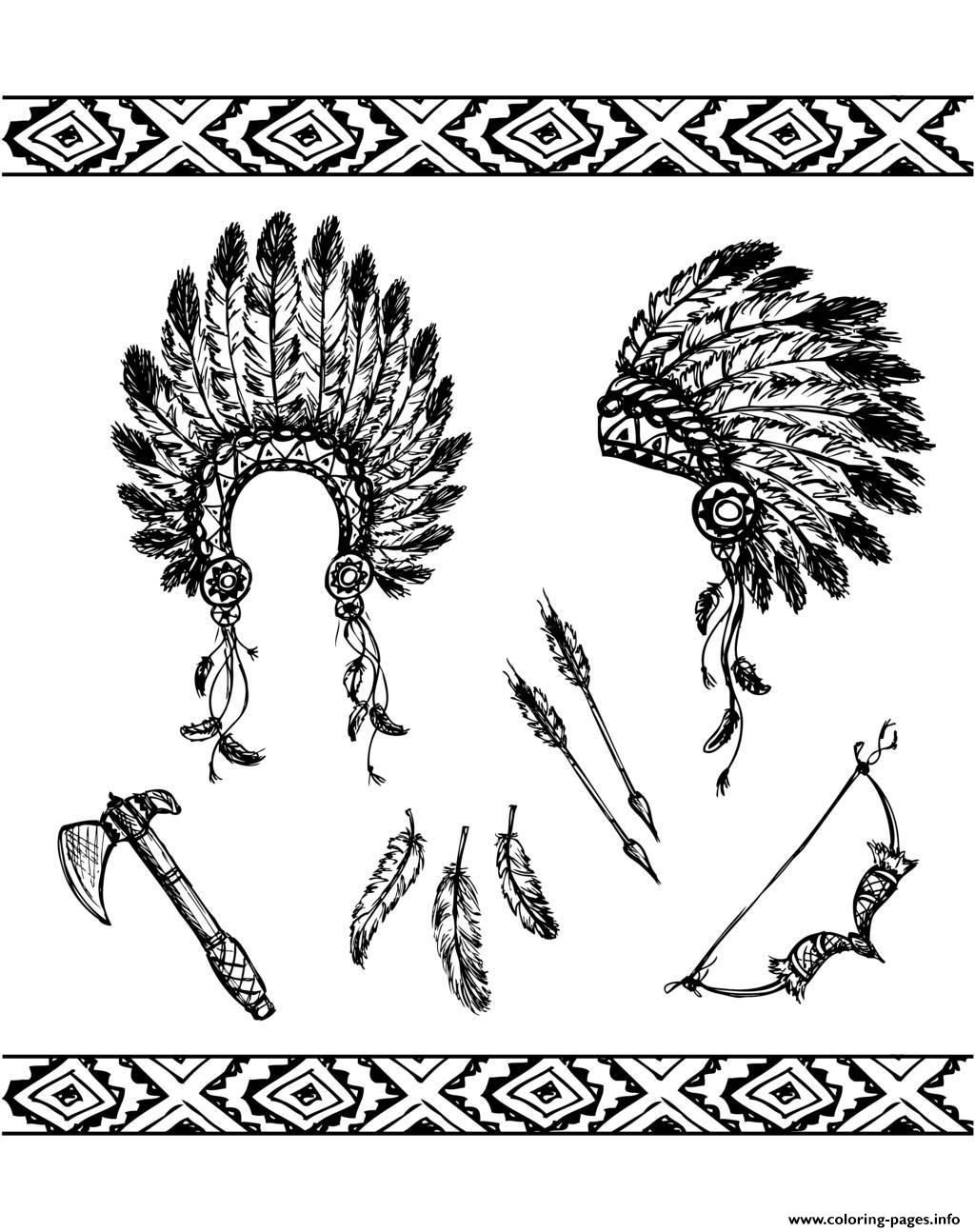 native american symbol coloring pages - photo #9