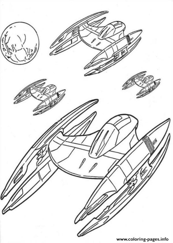 Star Wars Spaceships Coloring Pages Printable