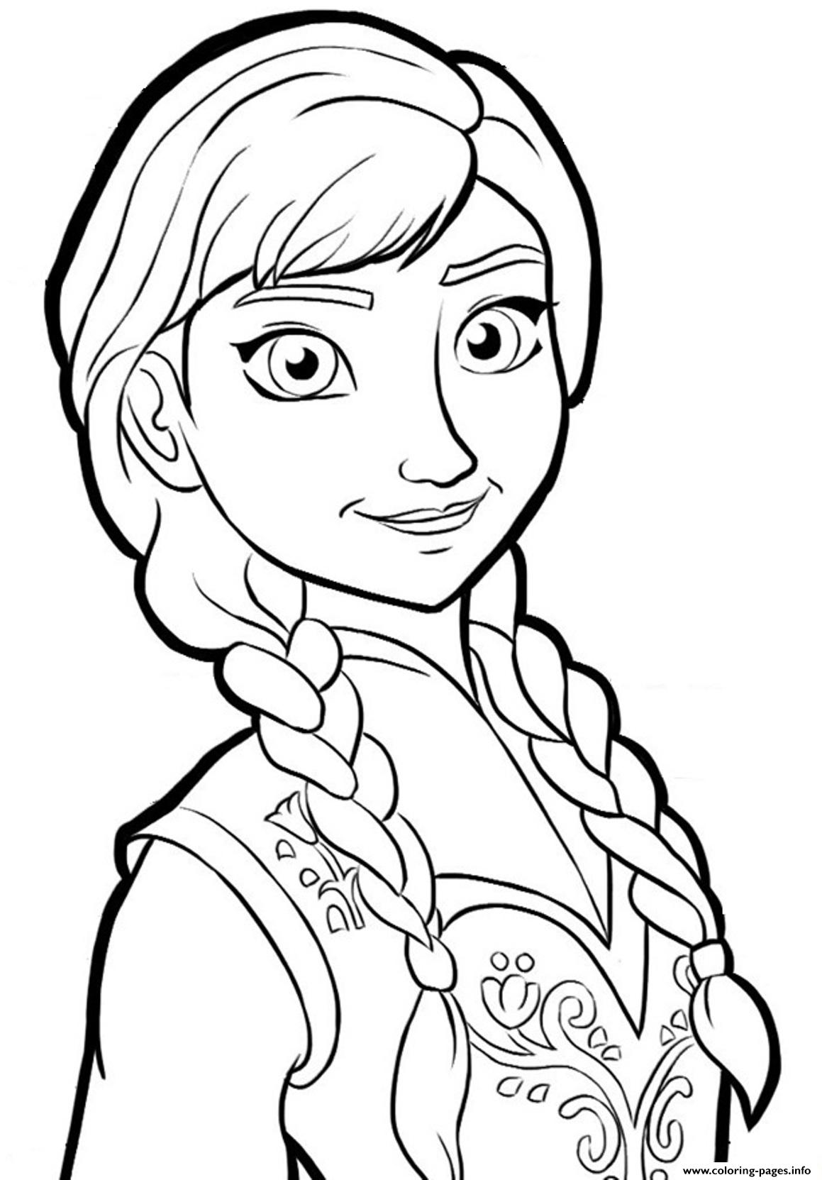Anna Frozenb825 Coloring Pages Printable