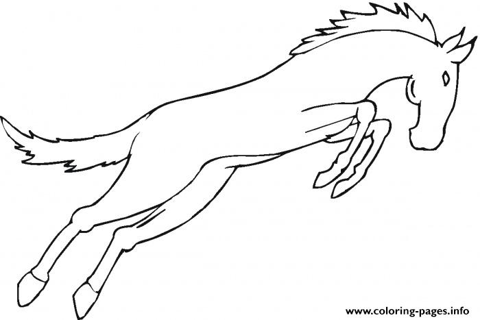 Mustang Horse Saca7 Coloring Pages Printable