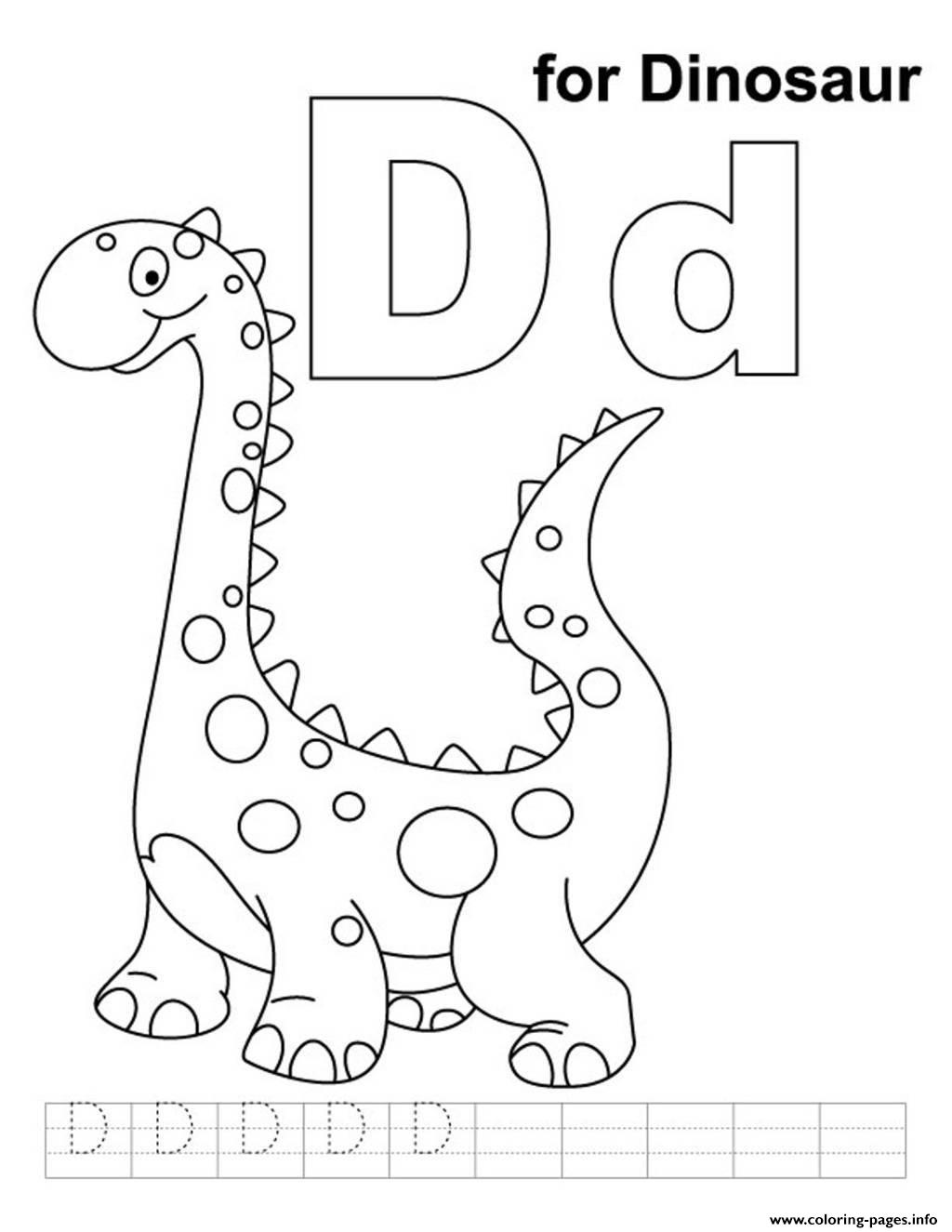 Dinosaur Printable Alphabet S3022 Coloring Pages Printable