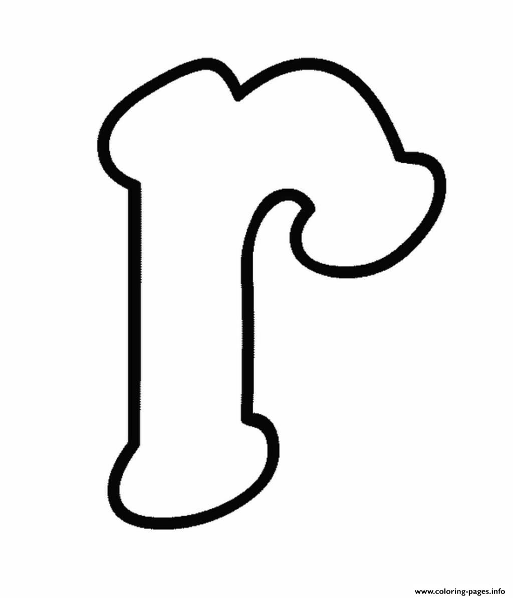 Lowercase R Free Alphabet Sed23 coloring pages