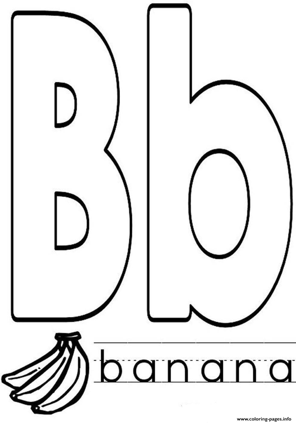 b coloring pages - photo #30
