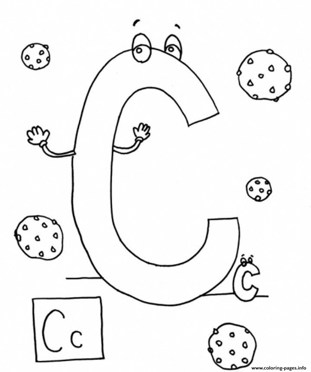c is for cookie printable coloring pages - photo #14