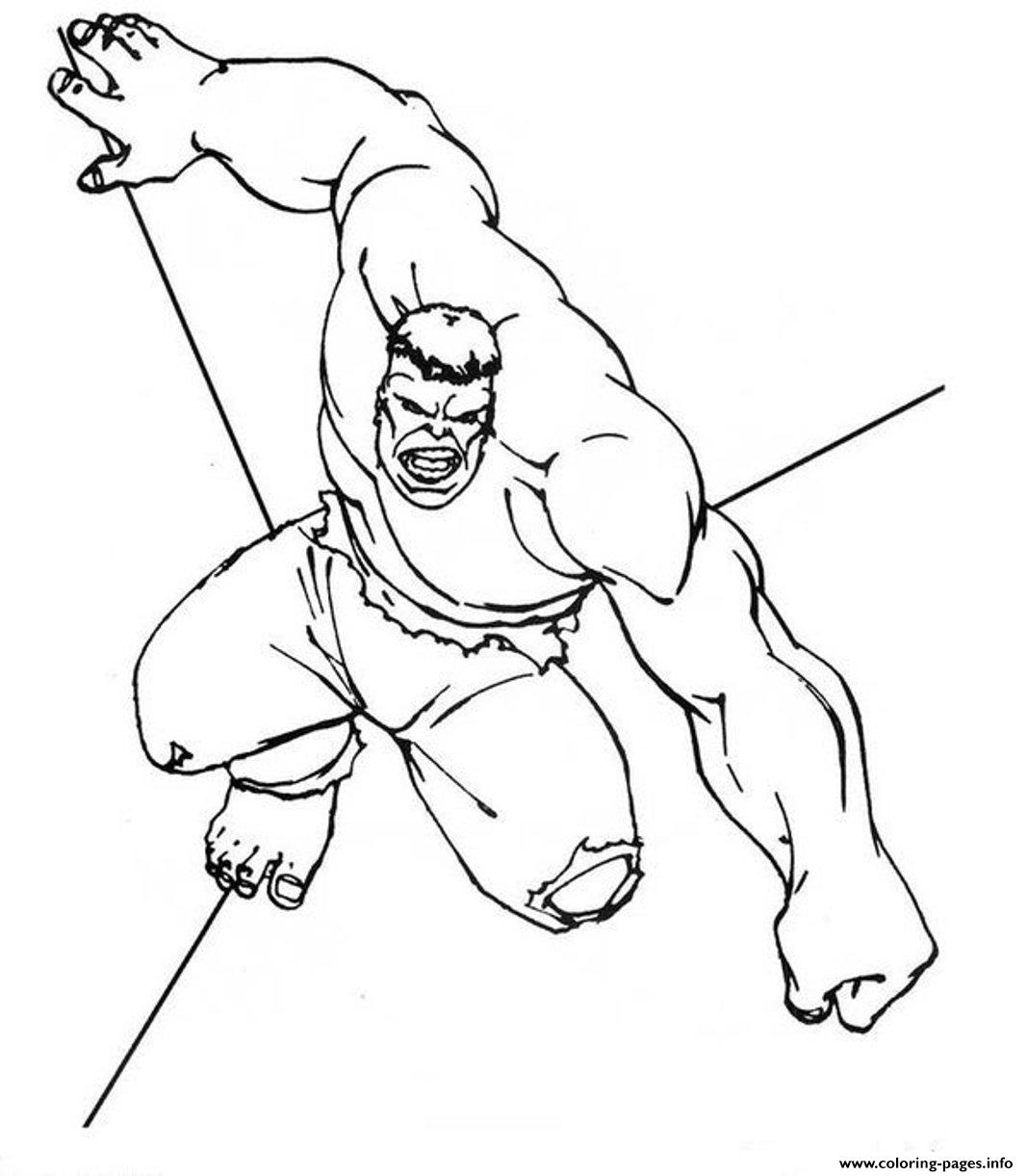 The Strong Man Hulk S3331 Coloring Pages Printable