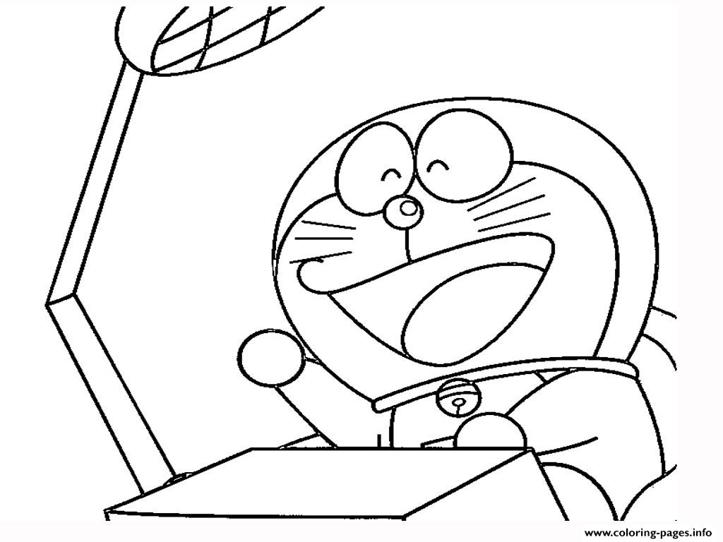 Doraemon Time Machine 0d4c Coloring Pages Printable Print Download Pdf