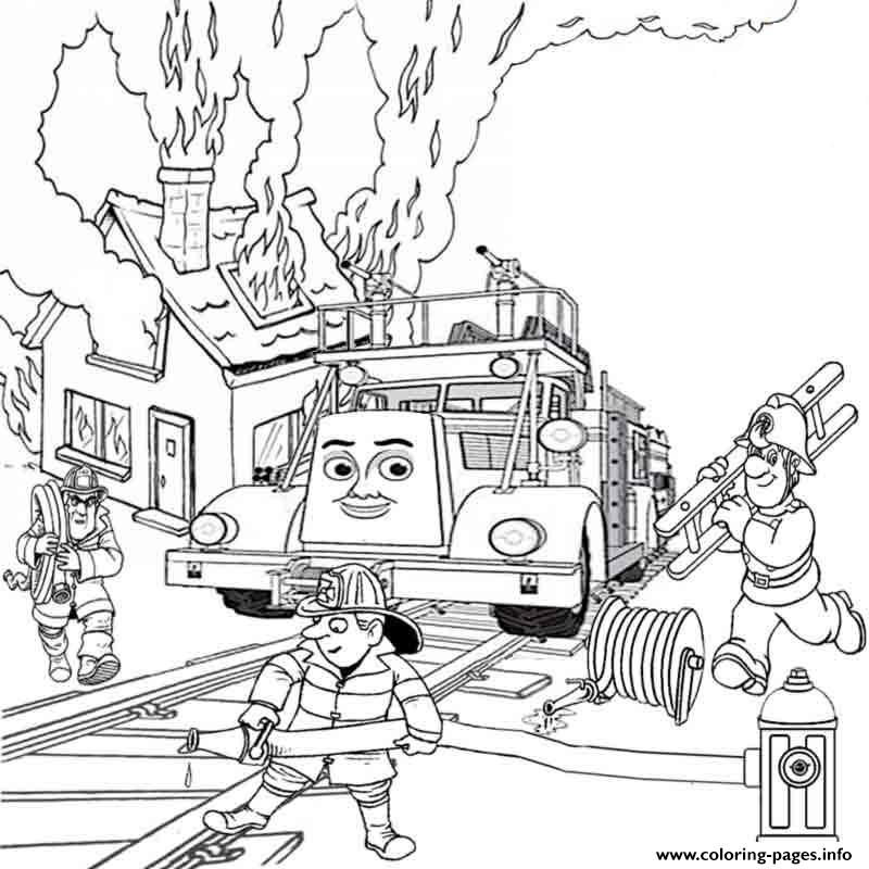 Thomas The Train Flynn Se838 Coloring Pages Printable