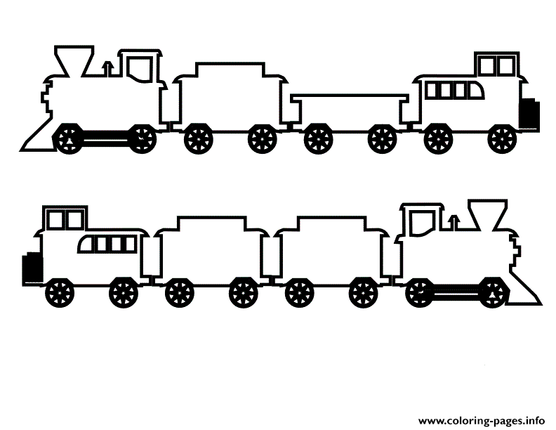Lego Train 3934 Coloring Pages Printable