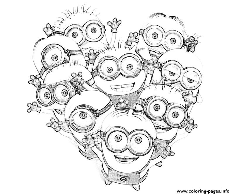 Kids Minions Despicable S0085 Coloring Pages Printable Print Download 545