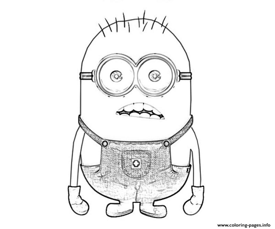 images of coloring pages minions despicable me - photo #34
