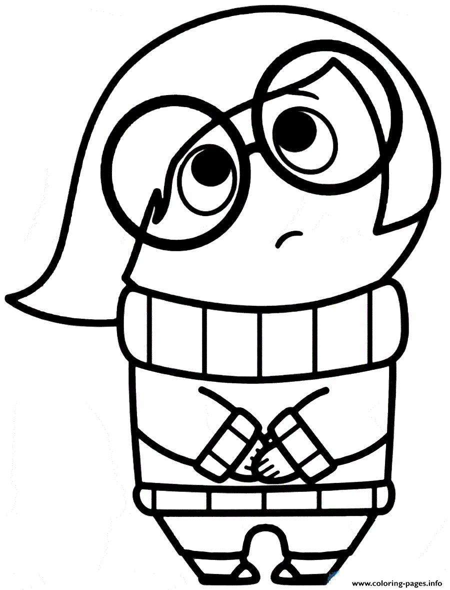 sadness from inside out coloring pages - photo #9