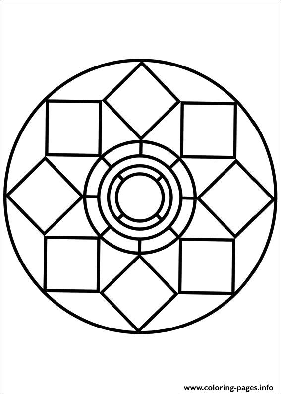 Easy Simple Mandala 79 Coloring Pages Printable Patterns