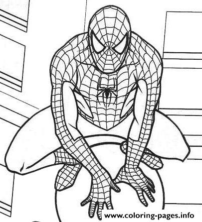 Marvel Spiderman S6035 Coloring Pages Printable Adults