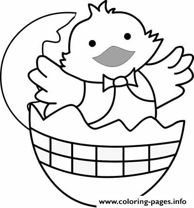 Baby Chick Preschool Easter859f Coloring Pages Printable Chicks