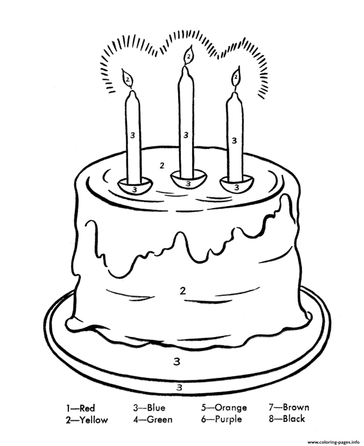 Birthday Cake For Kids9dff Coloring Pages Printable