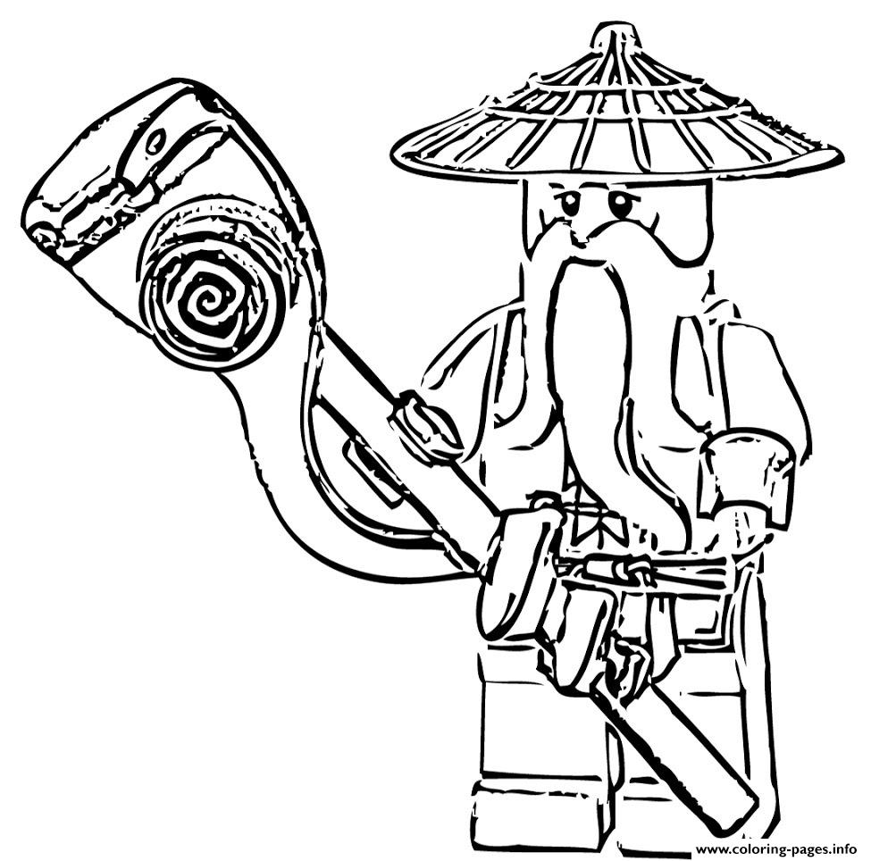 Sensei Wu Ninjago S963b coloring pages