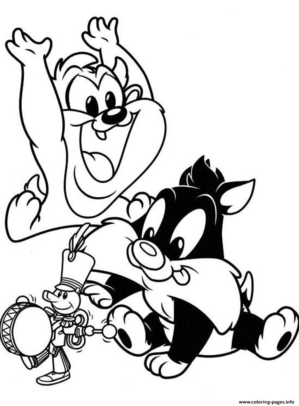 Baby Looney Tunes Cartoon S For Kids11b7 coloring pages