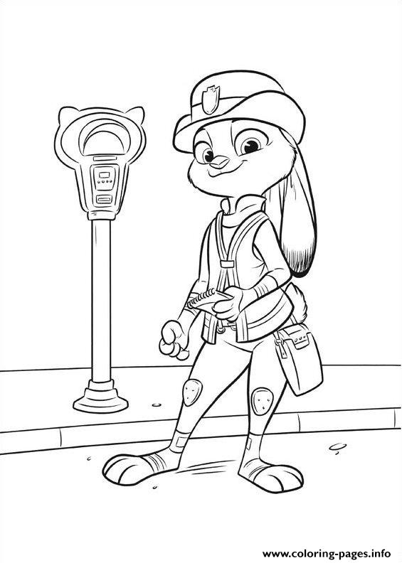 Zootopia 03 Coloring Pages Printable