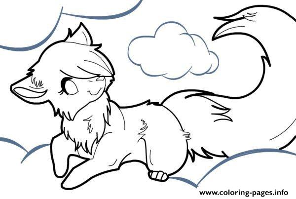 Wolf Coloring Pages Free Printable Anime Arctic