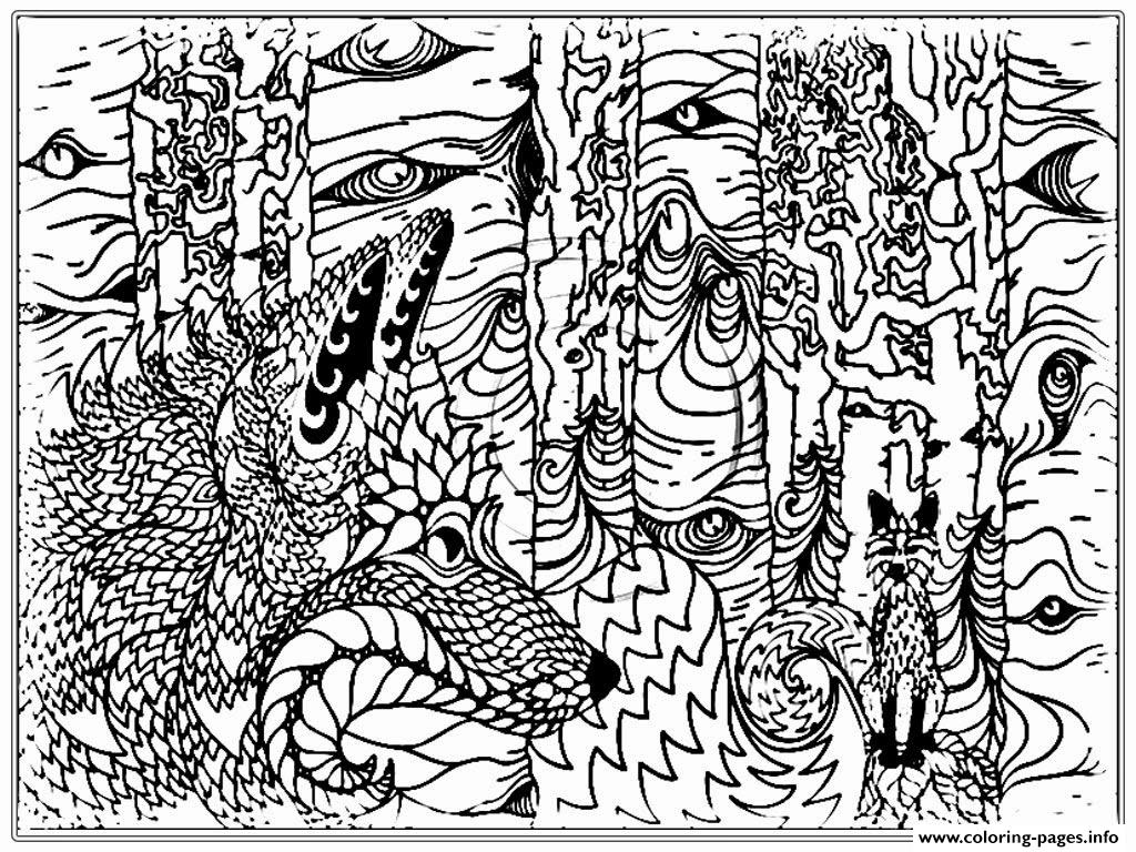 Realistic Adult Wolf coloring pages