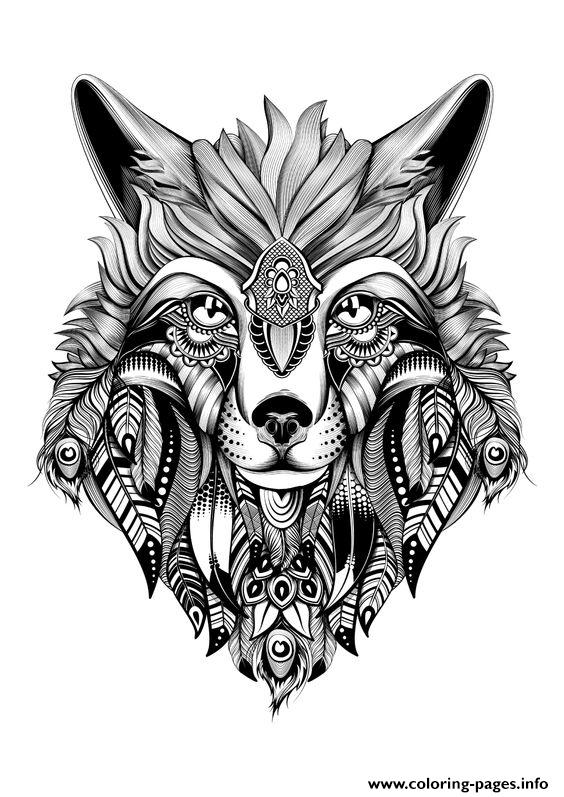 31+ great image Adult Coloring Pages Wolfs - Wolves - Coloring Pages