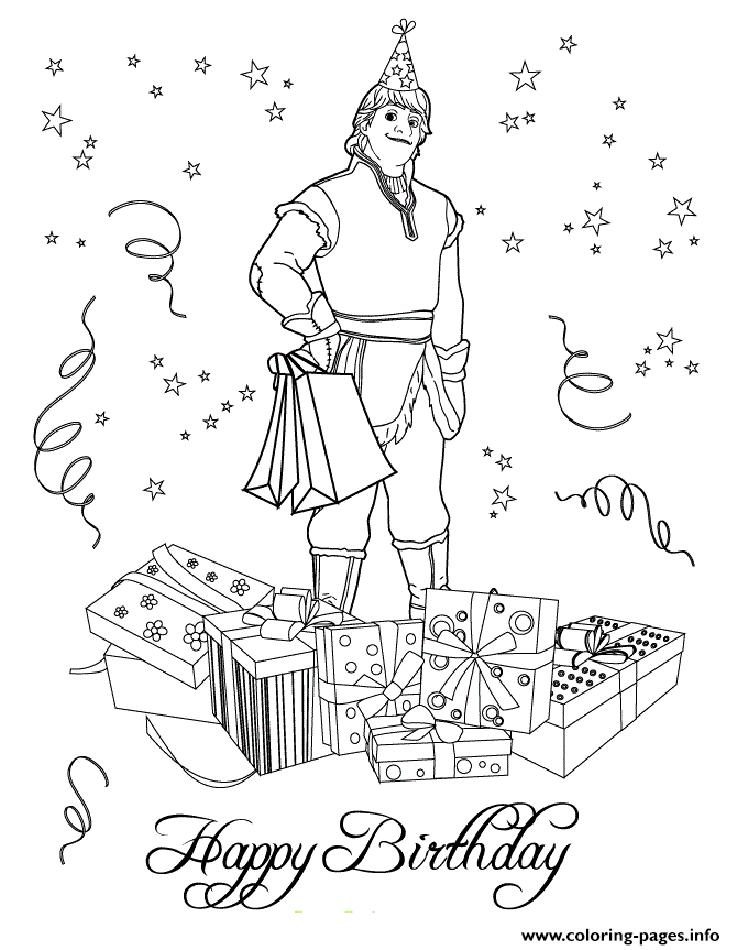 Kristoff Frozen Movie Colouring Page Coloring Pages Printable