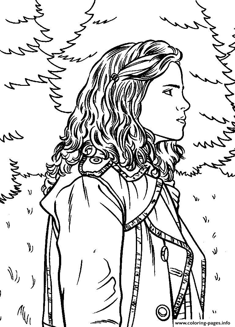 Harry Potters Hermione Coloring Pages Printable